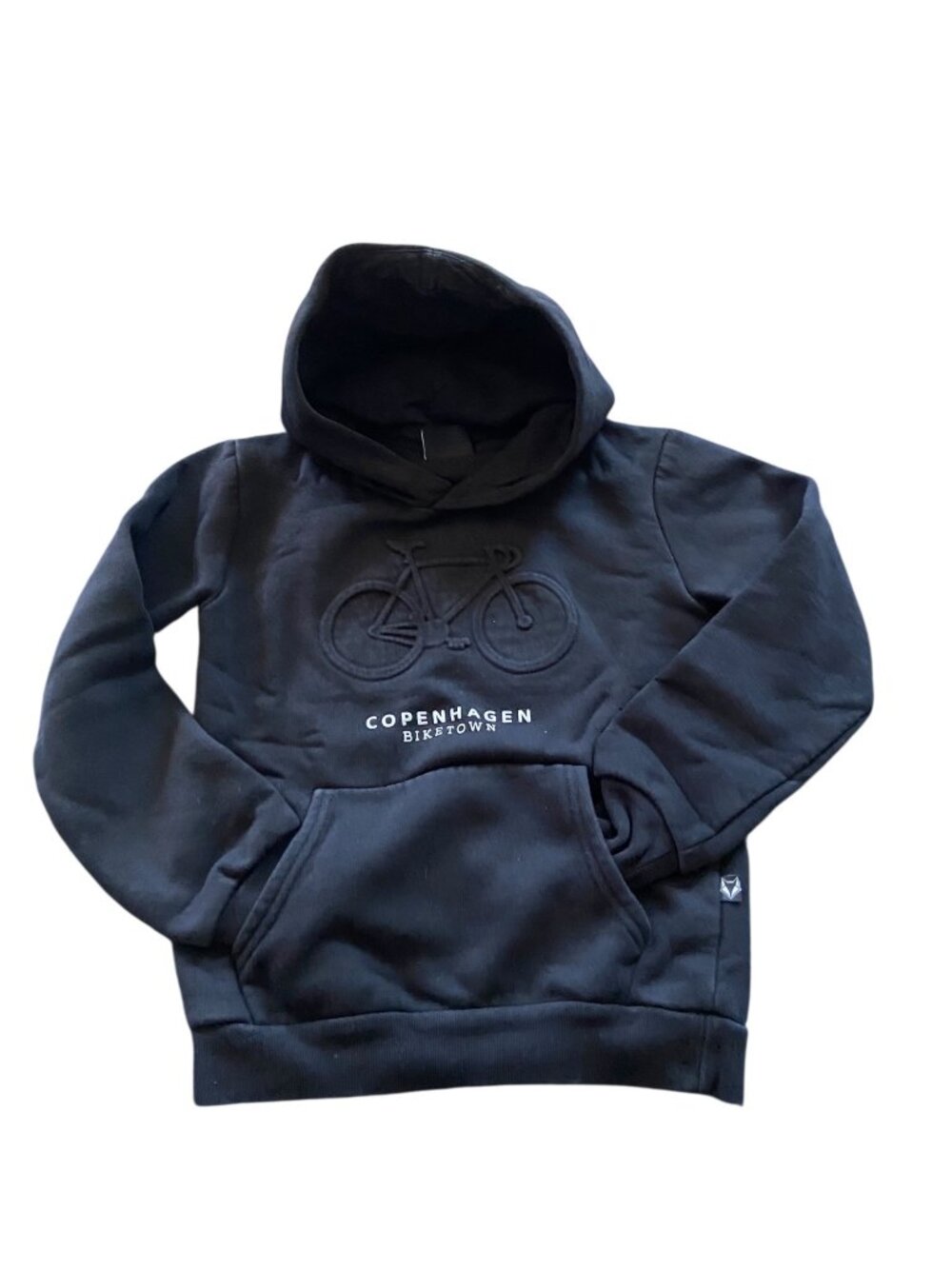 Fox Boys Copenhagen Bicycle Hoodie Black Size M Casual Streetwear Back To School